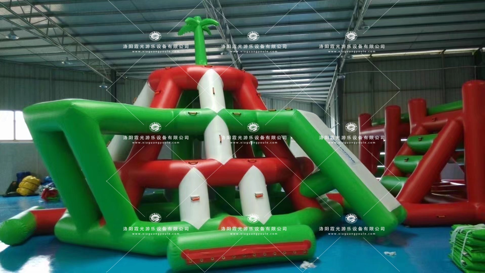 华南热作学院水上闯关道具